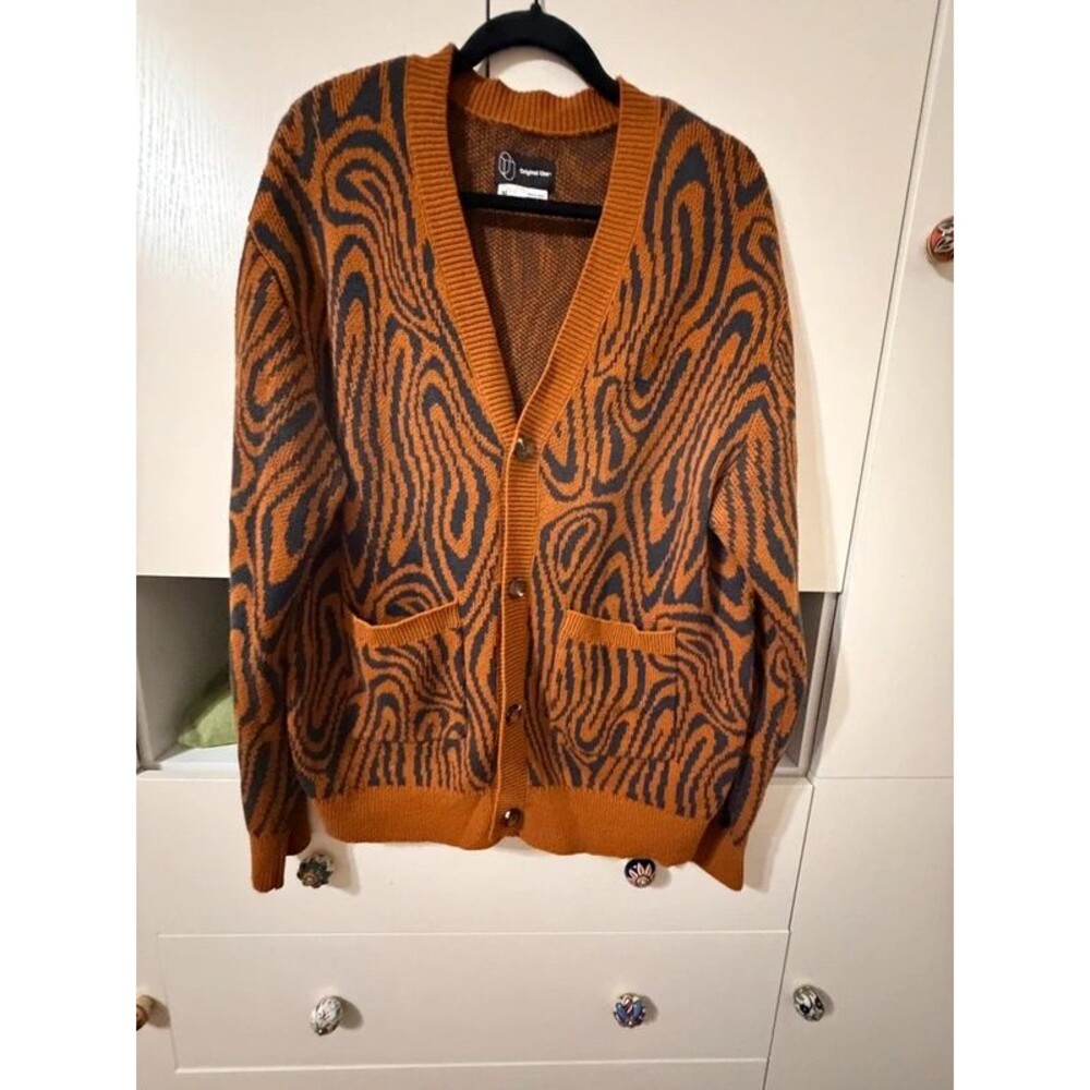 Kurt Cobain Grunge Indie Sleaze Original Use Swirl Cardigan M